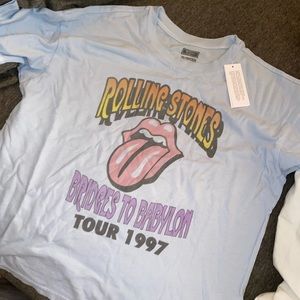 american eagle rolling stones tshirt